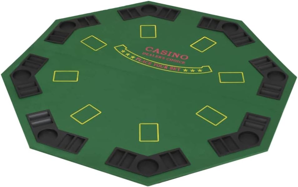 dessus table de poker octogone