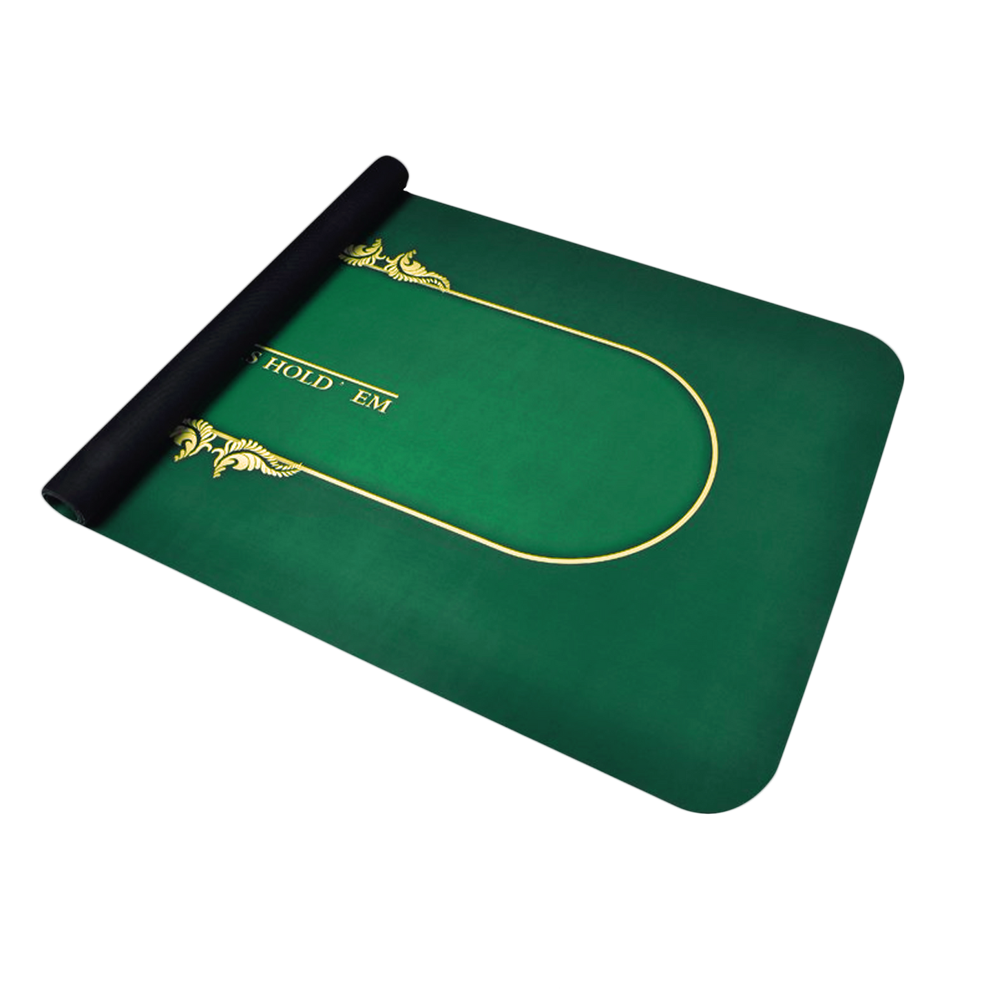 Texas Green poker mat 180X90