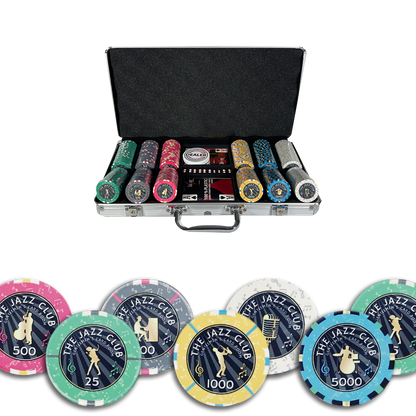 Der Jazz Club Poker enthält 300 Chips