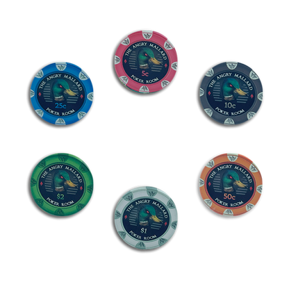 Jeton de Poker Angry Mallard Cash Game 750 jetons