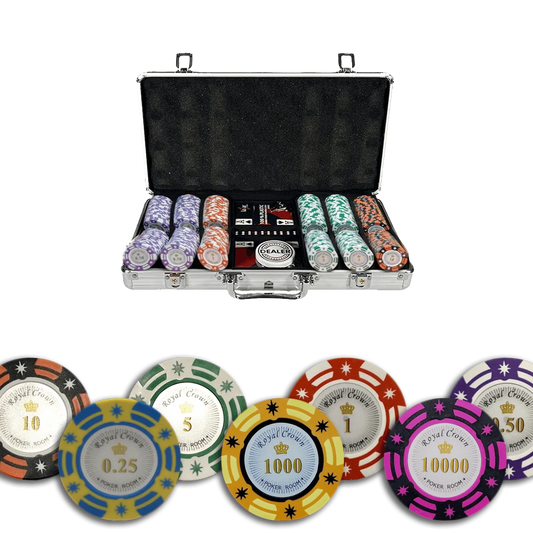 Mallette de poker Royal Crown 300 jetons