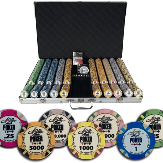 Mallette de Poker WSOP Ace High 1000 jetons