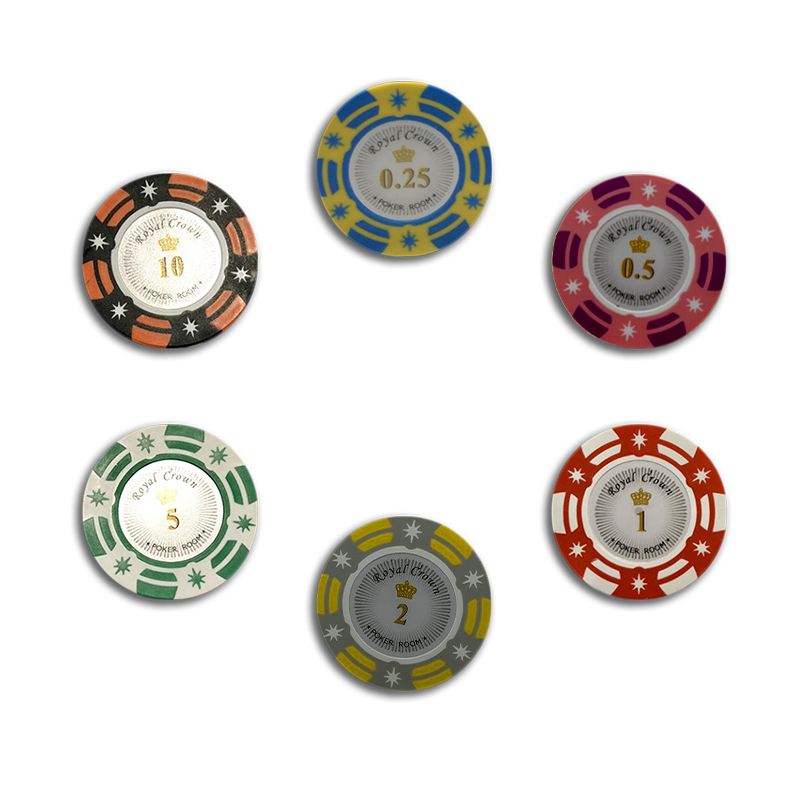 Set de jeton de Poker Royal Crown 750