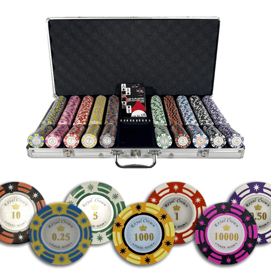 Mallette de Poker Royal Crown 1000 jetons