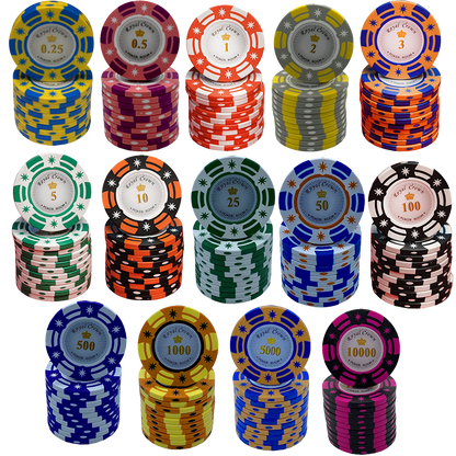 Royal Crown 1000 Pokerchip-Set