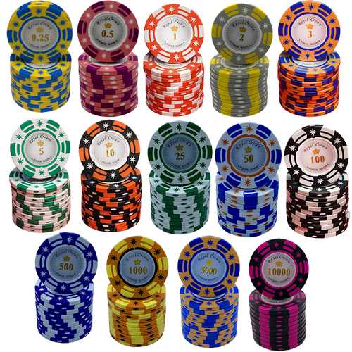 Royal Crown 300-Chip-Pokeretui