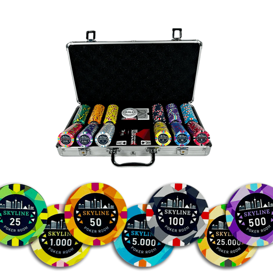 Mallette de Poker Skyline Tournament 300 Jetons